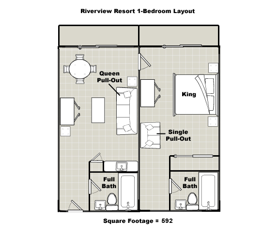 riverview floor plan East Coast Condo Rentals